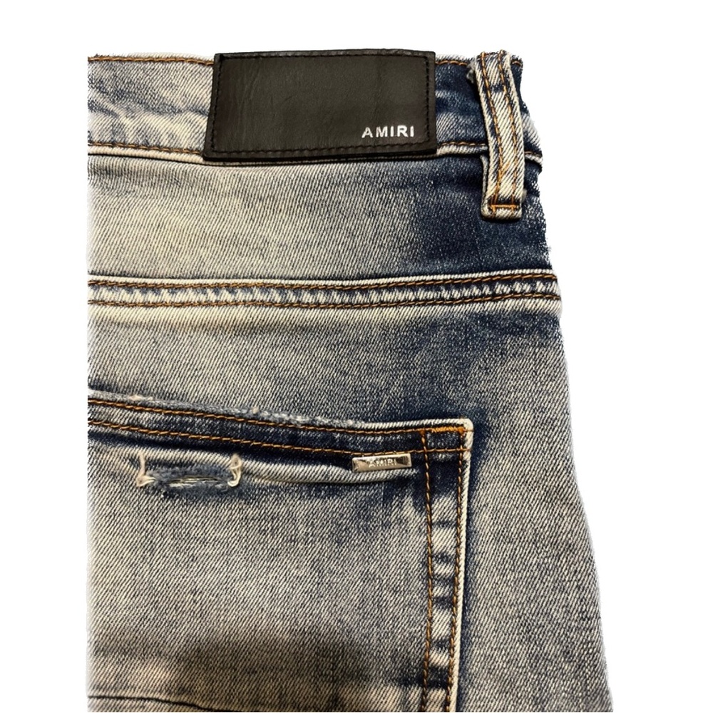 AMIRI Faded Blue Skinny Jeans